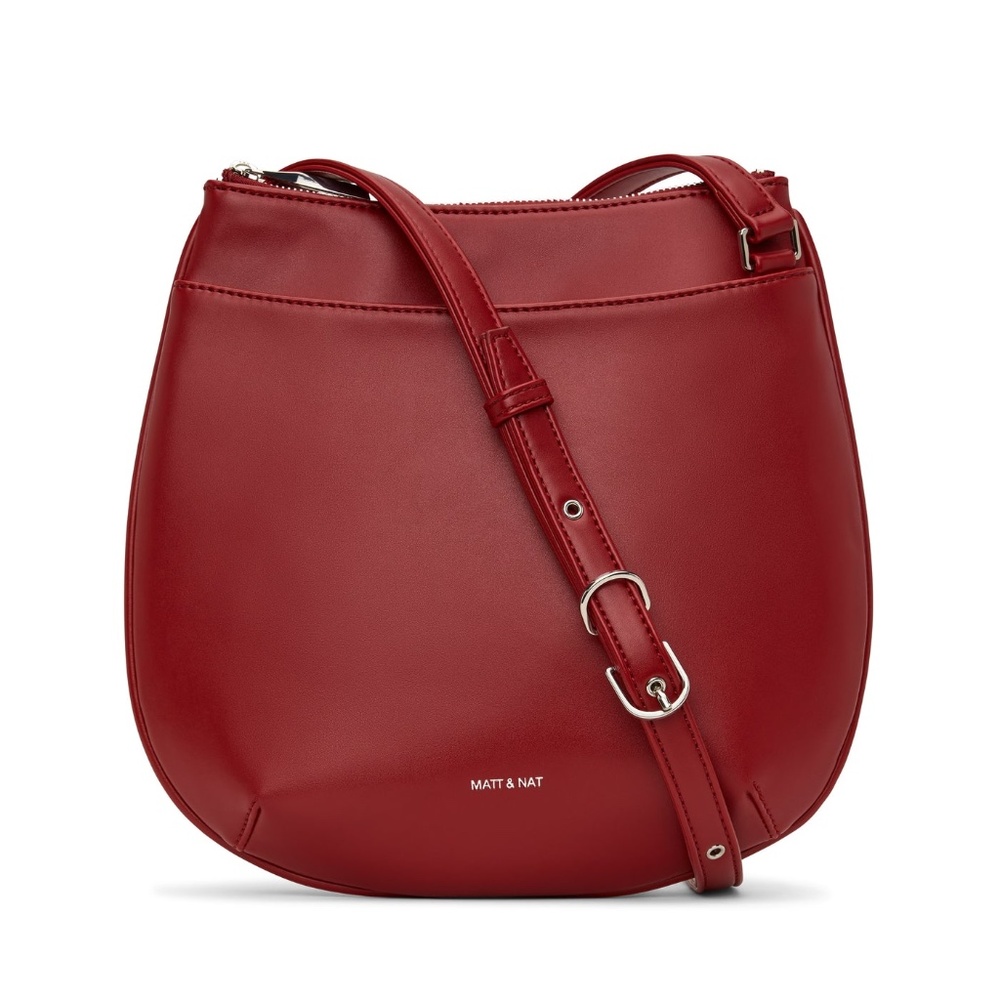 Matt & Nat SALO SM vegan Loom crossbody bag in Plum